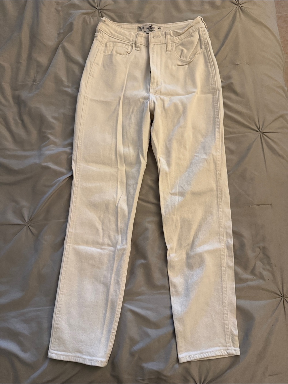 Hollister Curvy Long White Skinny Women's Jeans